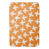 Niedlich Ghost Orange Badematte (Vorderseite Vertikal)