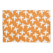 Niedlich Ghost Orange Halloween Kissenbezug (Vorderseite-Links)