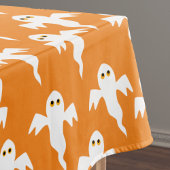 Niedlich Ghost Orange Halloween Tischdecke