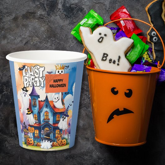 Niedlich Ghost Party Kids Halloween Pappbecher