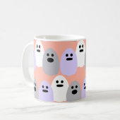 Niedlich Ghost Pastel Kaffeetasse (Vorderseite Links)
