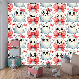 Niedlich Ghost Pastell Halloween Themendesign Tapete
