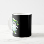 Niedlich Ghost Playing Picklebyll - Funny Pickleby Kaffeetasse (Vorderseite Links)