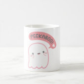 Niedlich Ghost Plays Peekaboo Kaffeetasse (Mittel)