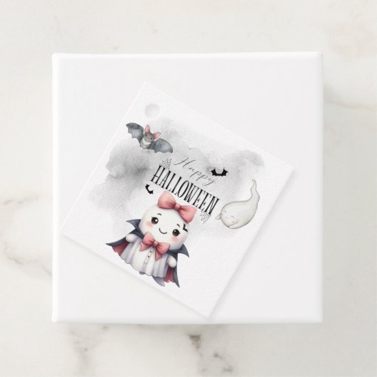 Niedlich Ghost Pumpkin Bat Halloween Geschenkanhänger (Beispiel)