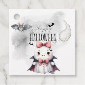 Niedlich Ghost Pumpkin Bat Halloween Geschenkanhänger (Vorderseite)
