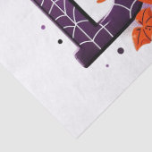 Niedlich Ghost & Pumpkin 'Boo' Halloween Dekoupage Seidenpapier (Detail)