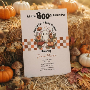 Niedlich Ghost & Pumpkin Fall Halloween Kinderdusc Einladung