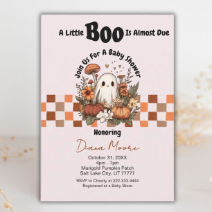 Niedlich Ghost & Pumpkin Fall Halloween Kinderdusc Einladung