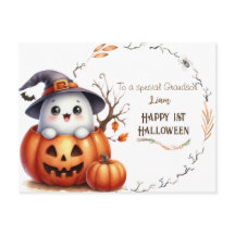 Niedlich Ghost Pumpkin Halloween