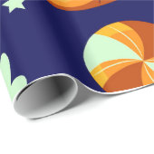 Niedlich Ghost Pumpkin Halloween Holiday Geschenkpapier (Rolleneckpunkt)