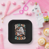 Niedlich Ghost Read More Books Lehrerin Halloween Pappteller (Party)