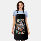 Niedlich Ghost Read More Books Lehrerin Halloween Schürze (Getragen)