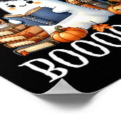 Niedlich Ghost Reading Book Lovers Halloween Lesen Poster (Ecke)