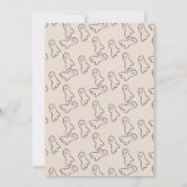 Niedlich Ghost Spooky Party Mini Doodle Einladung (Rückseite)