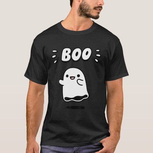 Niedlich Ghost Sprichwort Boo Ghost Girl Ein perfe T-Shirt (Vorderseite)