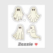 Niedlich Ghost Sticker Pack, Ghoul, Halloween Stic (Blatt)