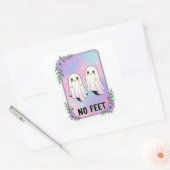 Niedlich Ghost Sticker - PastelHalloween "No Feet" (Umschlag)