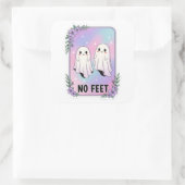 Niedlich Ghost Sticker - PastelHalloween "No Feet" (Tasche)