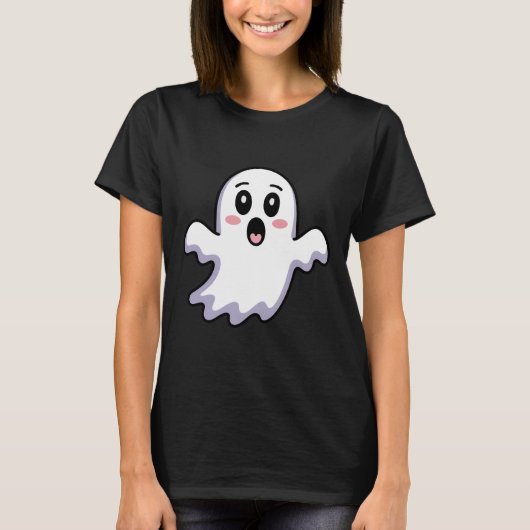 Niedlich Ghost-T - Shirt | Funny Kawaii Halloween  (Vorderseite)