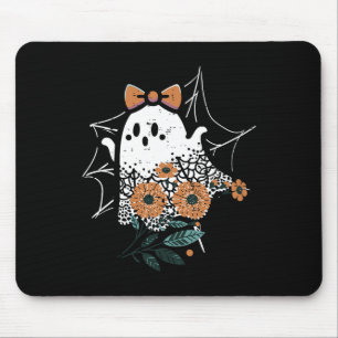 Niedlich Ghost tanzt Retro Halloween Girls Kind Mousepad