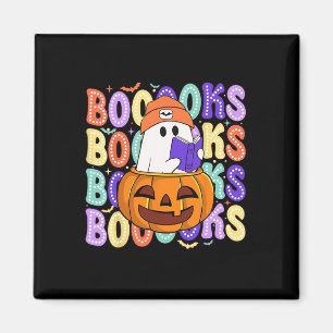 Niedlich Ghost Teacher Halloween Librarian lesen M Magnet