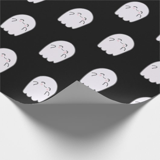 Niedlich Ghost Trick oder Treat Geschenkpapier (Ecke)