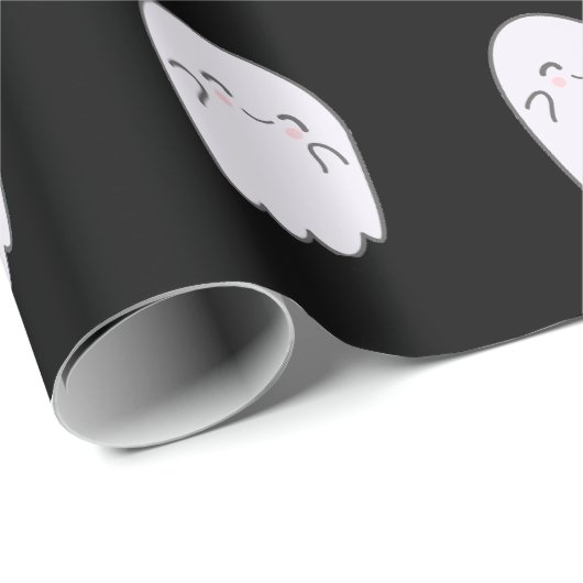 Niedlich Ghost Trick oder Treat Geschenkpapier (Rolleneckpunkt)