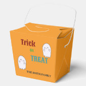 Niedlich Ghost Trick oder Treat Halloween Geschenkschachtel (Vorderseite)
