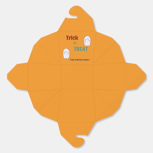 Niedlich Ghost Trick oder Treat Halloween Geschenkschachtel (Ungeklappt)