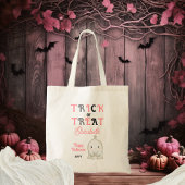 Niedlich Ghost Trick oder Treat Halloween Tragetasche
