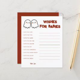 Niedlich Ghost Twins Baby Shower Baby Wishings Gam