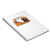 Niedlich Ghost und Black Cat Classic T - Shirt Notizblock (Rechte Seite)