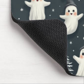 Niedlich Ghost Winter Pattern Mouse Pad Mousepad (Ecke)