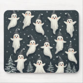 Niedlich Ghost Winter Pattern Mouse Pad Mousepad (Vorne)