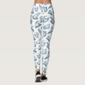 Niedlich Ghost Witch Hats Happy Halloween Leggings (Rückseite)