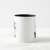 Niedlich Ghost Witz Black Cat Coquette Halloween Tasse (Zentrum)
