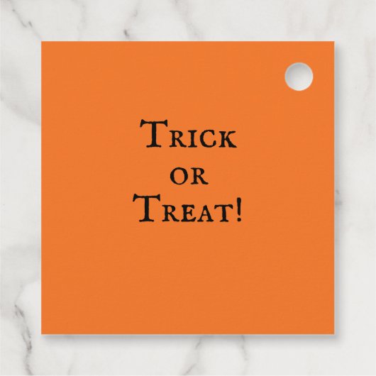 Niedlich Ghostie Mops Halloween Geschenkanhänger (Rückseite)