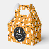 Niedlich Ghosts Bats Orange Babydusche Vielen Dank Geschenkschachtel (Vorderseite)