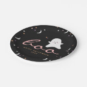 Niedlich Ghosts Boo Halloween Pappteller (Schrägansicht)