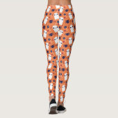 Niedlich Ghosts Halloween Leggings (Rückseite)