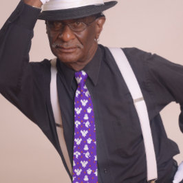 Niedlich Ghosts Halloween Lila Krawatte