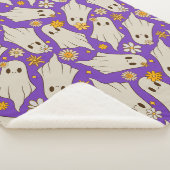 Niedlich Ghosts Halloween-Muster Sherpadecke (3/4)