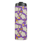 Niedlich Ghosts Halloween-Muster Thermosbecher (Vorderseite)