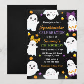 Niedlich Ghosts Halloween Party Einladung (Vorne/Hinten)