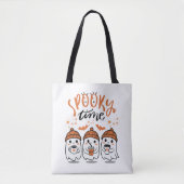 Niedlich Ghosts Halloween Spooky Time Tasche (Vorderseite)