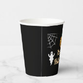 Niedlich Ghosts Pumpkin Spider Web Fun Halloween-P Pappbecher (Rechts)