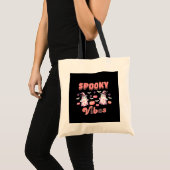 Niedlich Ghosts Retro Halloween Tragetasche (Vorderseite (Produkt))