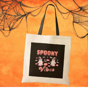 Niedlich Ghosts Retro Halloween Tragetasche
