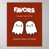 Niedlich Ghosts Twins Baby Duwer favorisiert Schil Poster (Vorne)